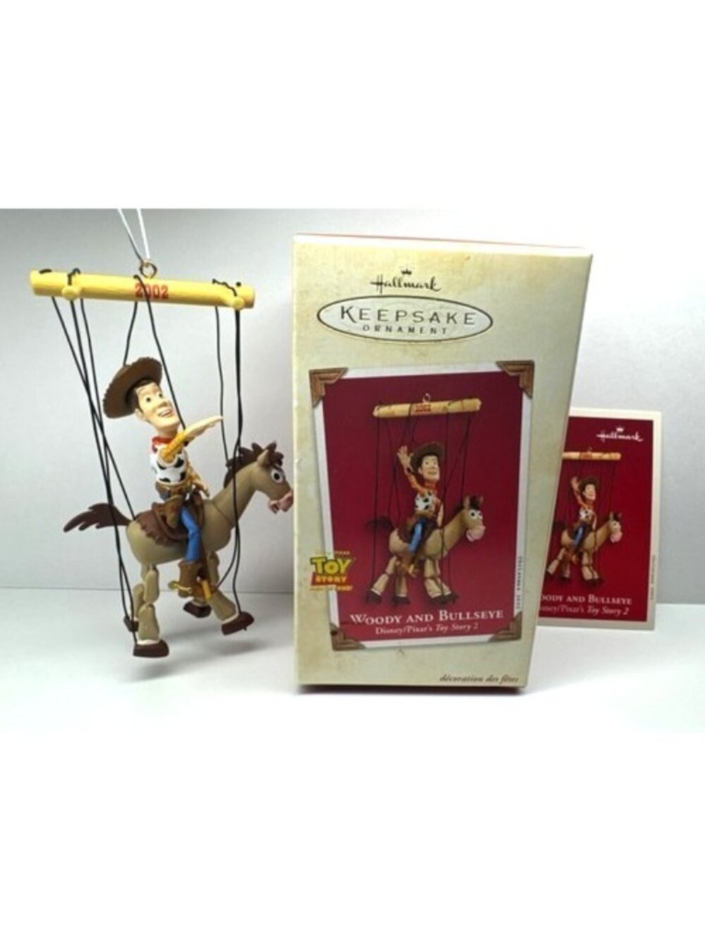 Hallmark Keepsake Ornament Woody And Bullseye Disney Pixar Toy Story 2 2002
